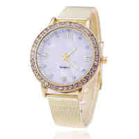 New Arrival Golden Watch Women Rhinestone Watch Women Fashion Watch Quaz Watch 1piertce/lot BW-SB-1322