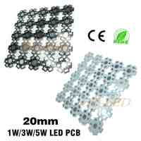1W 3W 5W LED Lamp PCB Board, 20mm LED Aluminum Base plate for high power LED Beads