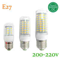 bombillas led bulb e27 smd led light lamparas 5730 24 36 48 56 69 72 81 89 led lampada IC led lamp e27 bulb candle 220 v