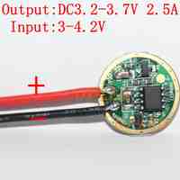 1pcs cree xml led xml2 led T6 U2 driver 17mm 2.7-4.2V 2A 5-Mode LED Driver for CREE XML LED Emitter