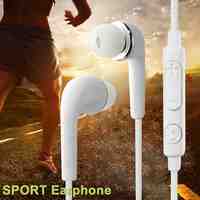 Portable Earphone Wire Headset Earphone 3.5mm Music Headphones with Microphone for Mp4 iPhone Samsung Xiaomi Huawei Mobile Phone