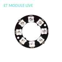 1pcs RGB LED Ring 8Bit WS2812 5050 RGB LED + Integrated Drivers mini usb led lamp module
