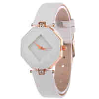 Rhinestone Women Watch Wristwatch Fashion Ladies Dress Watch Quartz Watch Jewel Gem Cut Black Geometry watches Relogio Feminino