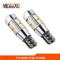2X car styling Car Auto LED T10 194 W5W Canbus 10 smd 5630 LED Light Bulb No error led light parking T10 LED Car Side Light