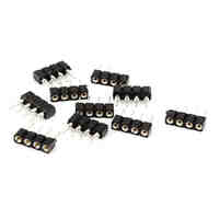 20Pcs 4 Pin 10mm LED Splitter Cable LED Strip Connector for 5050 RGB LED Light Strips Female to Male LED Connectors