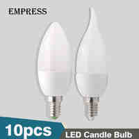 10pcs E14 Led Candle Light Bulb 220V Energy Saving Bulb Lamp LED Bombilla Decorativas Ampoule Led Lamps 3W Led Lights for Home