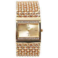 High Quality Women Bracelet Watch Women's Stainless Steel Quartz Watch Rhinestone Crystal Analog Wrist Watch Relogio Feminino