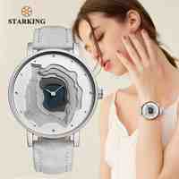 STARKING New Creative Design Watch Mineral Stylish Quartz Women Watch Casual Fashion Ladies Gift Wrist Watch Vintage Timepieces