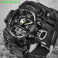 SANDA military watch men's waterproof sports watch top brand luxury men's watch men's fashion casual watch relogio masculino