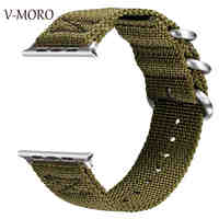 V-moro Newest Breathable Watch Straps For Apple Watch Series 2 Strap Band Woven Nylon Soft For Apple Watch 2 Series Watch Bands