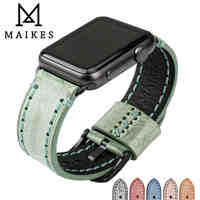 Green genuine leather watchband watch accessories bracelet wristband for iwatch apple watch strap 38mm apple watch band 42mm