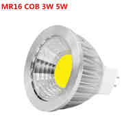 1pcs MR16 3w 5w 12V DC LED sportlightig led led bulbs 90degree