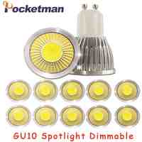 Gu10 Led Dimmable Led Spotlight Bulb Light 15W 10W 7W Gu10 Led Cob Spot Light Lamp Gu10 Led Bulb AC85-265v Lampada
