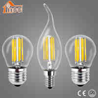 Meel Retro LED Bulb E27 E14 LED Lamp 220V 240V LED Filament Light 2W 4W 6W 8W Glass Ball Bombillas LED Edison Bulb Light