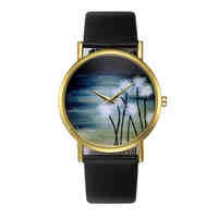 Classic Fashion Wrist Watch Womens Retro Design Leather Band Analog Alloy Quartz Wrist Watch 2017 Bracelet Watch Ladies