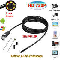 Micro USB Endoscope for Android Phone and PC Stardot 7mm Dia 6LED IP67 Inspection Camera Android Endoscope Camera