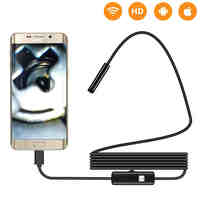 1/2m 5.5mm 7mm Endoscope Camera flexible USB Android Endoscope Waterproof 6 LED Borescope Snake Inspection Camera For Android PC