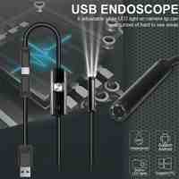 8/7/5.5MM Lens 1M/1.5M/2M Soft Cable Android USB Endoscope Camera Waterproof Led Light Borescopes Camera For PC Android Phone