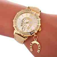 Horseshoe accessories women's watch flash strap watch luxury brand quartz watch bracelet watch gifts for women
