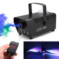 Wireless Control LED 500W Smoke Machine RGB Color LED Fog Machine LED Fogger Stage Smoke Ejector for DJ Party LED Stage Light