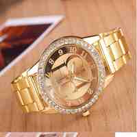 2019 New Top Brand CH Women's Watch Luxury Gold Stainless Steel Sports Watch Unisex Quartz Watch Women's Watch