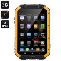 M-Fox JPad IP68 Android Tablet - 7 inch 1280x800 Screen, MTK6589 Quad Core CPU, 1GB RAM, Dual SIM, 3G, Android OS (Yellow)