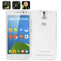 THL 2015A Android Smartphone - 5 Inch HD Screen, Android 5.1, Quad Core CPU, 4G, OTG, Smart Wake, Gesture Sensing (White)