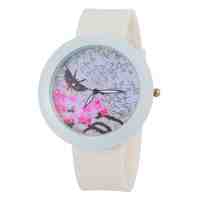 Fashion Women's Flower Quartz Analog Wrist Watch Casual Watch