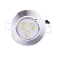 WBR002 3x1W LED 280-350 Lumens LED Ceiling Light Bulb Highlight LED Silver Trimming