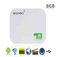 Android 4.0 Cortex-A8 DDR3 512MB Cache 8GB Nandflash Smart Network Android TV Box with Dual USB Interface, Optical Output (White)