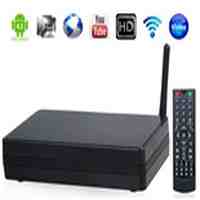 A18 Android 4.2 Dual-core A20 Cortex-A7 1.0 GHz Android TV Box with Internal Wi-Fi (4G) (Black)