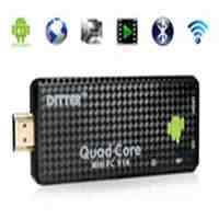 Ditter V16 Android 4.1 Quad Core RK3188 1.6GHz 2GB DDR3 8GB Mini PC Android TV Box with Bluetooth (Black)