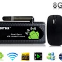 Ditter V19 Android 4.2 Dual Core RK3066 1.6GHz 8GB Mini PC Android TV Box with Wi-Fi, HDMI & Wireless Mouse (Black)