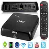 M8 Quad-core Android 4.4 4K OTT Google Android TV Box with 1GB RAM / 8GB ROM & Wi-Fi (Black)