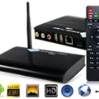U30 Android RK3188 Quad-core Google Android TV Box 1G RAM 8G ROM Full 1080P Smart TV Media Player (Black)