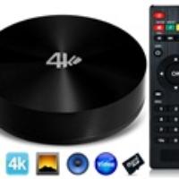 S82 Octa-core Mali-450 Android 4.4 2G DDR3 8GB Android TV Box (Black)