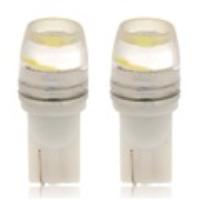 12V T10 1-LED White Light LED Bulb (White)