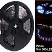 5 m 300-LED White Light Flexible LED Lighting Strip (White)