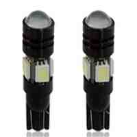 T10 5-LED White Car LED Light 2pcs/set (White)