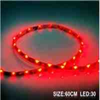 60 cm 30-LED Red Light Flexible LED Lighting Strip (Red)