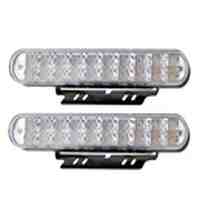 2pcs 20-LED Super Bright Daytime Running LED Light (Black)