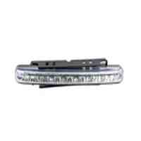 8-LED Super Bright Daytime Running LED Light (Black)