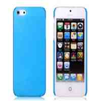 Matte Protective Case for iPhone 5 (Transparent Blue)