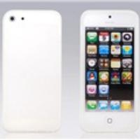 Protective Clear Case for iPhone 5 (White)