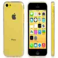 TPU Rubber Protective Case for iPhone 5C (White)