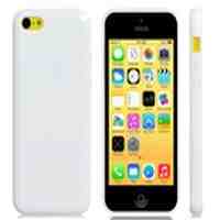 TPU Rubber Protective Case for iPhone 5C (White)
