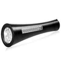 10+7 LED 80-Lumen Super Bright LED Flashlight (Black)