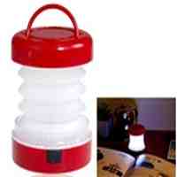 Mini 5-LED Tensile LED Camping Lantern (Red)