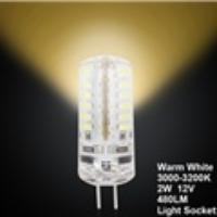 HUIMIN 2W G4 DC12V 48-LED Warm White LED Corn Bulb