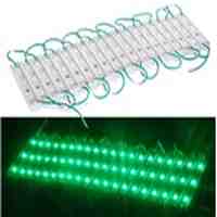 20pc 5630 3-LED Green & White Waterproof LED Module Light (Green)